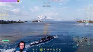 Jinan - This light cruiser got overbuffed (holy flamethrower) - World of Warships