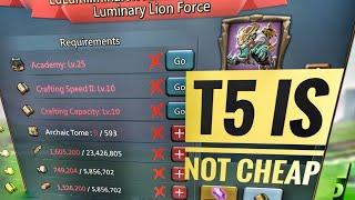 T5 Troops = 20k+ ARCHAIC TOMES