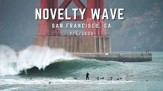 2023 Bomb Cyclone Pumps Waves into San Francisco Bay - Fort Point Novelty Surfing