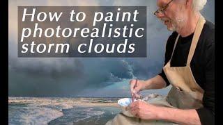 How to paint photorealistic storm clouds