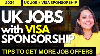 [NEW] Jobs with Visa Sponsorship in UK 2024  | UK Companies offering Visa Sponsorship