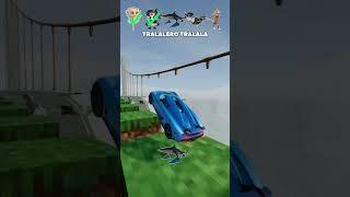 Italian Brainrot Funk BeamNG DRIVE Car Jump Challenge  #beamngdrive #italianbrainrot