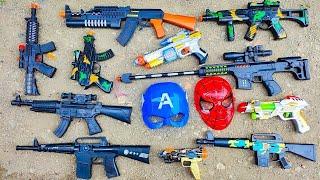 Tembak Plastik Nerfgun Seperti * Watergun, Soft Bullet, Sniper, Ak47, M16, Machine Gun, Nerf