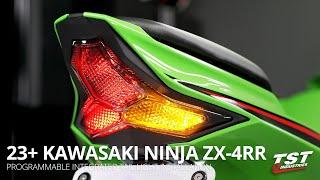 How to install a Programmable Integrated Tail Light on a 2023+ Kawasaki ZX-4RR by TST Industries