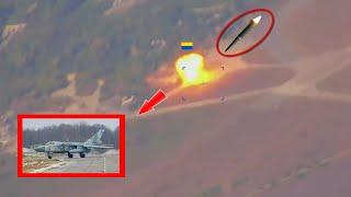 In Seconds! Russian Iskander Missile Destroys Ukrainian Su-24 Bomber at Dnepr airfield