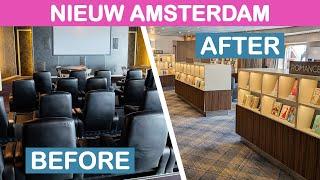 Nieuw Amsterdam: Renovation Before & After (Holland America)