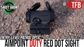 NEW Less-Expensive Aimpoint Duty Red Dot Sight [SHOT Show 2022]