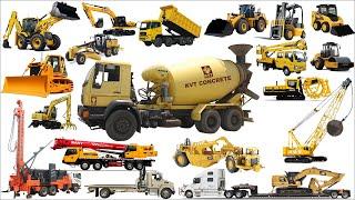 EXCAVATOR Vehicle | Digger, Dump Truck, Bulldozer, Mixer Truck, Crane, Wheel Loader | ALAT BERAT