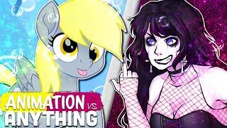 Derpy Hooves vs Ebony Dark'ness Dementia Raven Way - Rap Battle! (ANIMATION VS ANYTHING: CH. II)