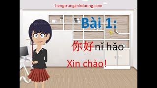 Học tiếng Trung giao tiếp theo giáo trình Hán ngữ 1 (bài 1): 你好 Nǐhǎo Xin chào!