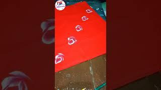 Basic Painting tutorial/Fabric Painting Design/Rose Painting Drawing#short #gulab #designking