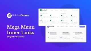 Mega Menu Inner Links Widget for Elementor