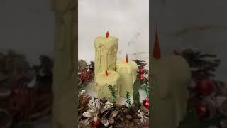 Пирожное свеча! Отличный вариант на Новогодний стол #готовимдома #пирожные #новыйгод #десерты #