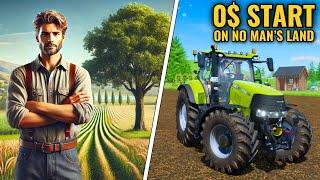 GIGA FARM from 0$ on No Man's Land #1 Farming Simulator 22 timelapse