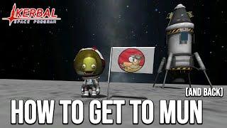 KSP - How to get to the moon (aka Mun) - Tutorial for Beginners