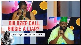 OZEE CHALLENGED BIGGIE OVER ONYEKA'S LIES | BBNAIJA NO LOOSE GUARD | BBNAIJA SEASON 9 | GLORY ELIJAH