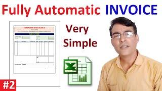 Fully Automatic Invoice in excel | How to create Invoice Bill in excel | Daily Billing Invoice