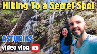Hiking to a Hidden Waterfall in Northern Spain!  | Video Vlog in Asturias