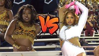 AAMU Dancin Divas vs JSU Prancing Jsettes (Dancers View!!) 5th Qt Battle @ Gulf Coast Challenge 2024