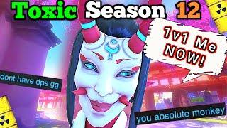 "1v1 Me Trash LOSER!" TOXIC Season 12 | Overwatch 2