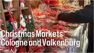 Magical Christmas Market Tour: Cologne, Valkenburg & German Decor Shops. Wonderland Adventure!