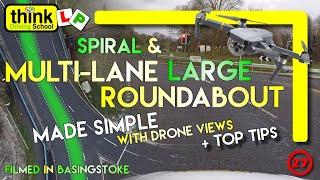 ROUNDABOUTS: Spiral & Multi-lane Roundabouts Made Easy Part 3 - How to Choose the Correct Lane