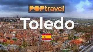 Walking in TOLEDO / Spain - Rainy Winter Tour - 4K 60fps (UHD)