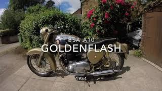 BSA A10 GoldenFlash 1954 ride out