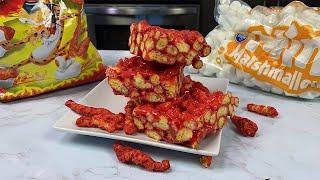 Flamin' Hot Cheetos Marshmallow Treats