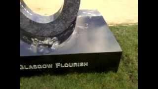 "Let Glasgow Flourish" Monument Outside Peoples' Palace