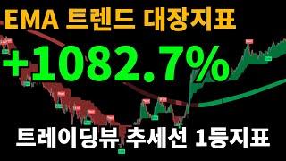 트레이딩뷰 EMA 추세선지표 1등 최초공개