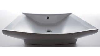 White 28 Inch Rectangular Porcelain Bathroom Sink by EAGO brand (EAGO BA142)