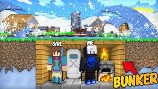  EPIC ICE DISASTER vs SECURITY HOUSE WITH MY GIRLFRIEND IN MINECRAFT...