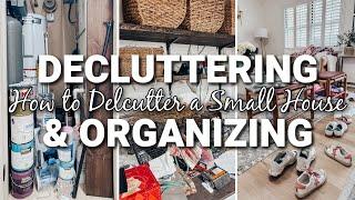 CLEAN UP, DECLUTTER & ORGANIZE 2025 | DECLUTTERING & ORGANIZING A SMALL HOME | HOW TO DECLUTTER
