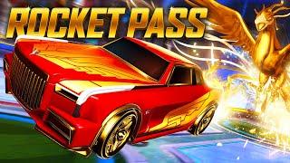 *NEW* ROCKET LEAGUE SEASON 7 ROCKET PASS! (GOLD ITEMS)