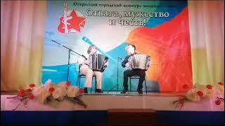 "Синий платочек". Ольга Борзова и Александр Дубовицкий! #синийплаточек #военныепесни #баян #саратов