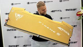 Золотая память PATRIOT на 40 лет | Маленькие SSD | COMPUTEX2025 #happypc