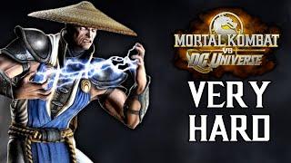 Mortal Kombat Vs. DC Universe - Raiden Arcade Mode (VERY HARD) NO MATCHES LOST