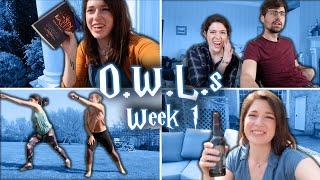 Who's the favourite daughter? OWLs Week 1 vlog | Drinking By My Shelf