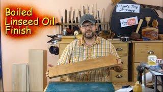 How to apply a Boiled Linseed Oil Finish