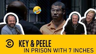 Key & Peele - In Prison With Seven Inch REACTION!! | OFFICE BLOKES REACT!!