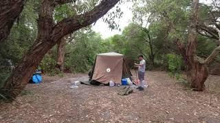 Shallow Inlet camping trip, February 2021