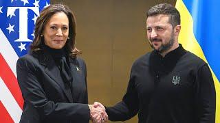 LIVE: Kamala Harris meets Ukrainian President in Washington