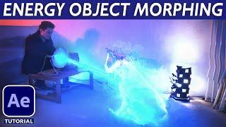 CREATE ENERGY BLAST + OBJECT MORPHING! - After Effects VFX Tutorial