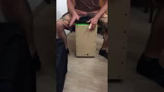 Cajon Rock- kahon Srbija (mat zelena) i torba za cajon