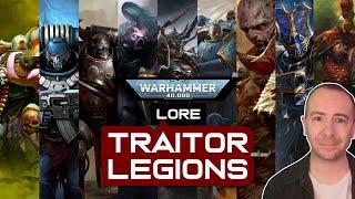 The NINE TRAITOR LEGIONS of the Chaos Space Marines | Warhammer 40,000 Lore Explained!