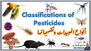 انواع المبيدات وتقسيماتها - Classification of Pesticides