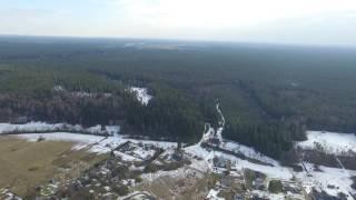 Panorama Over Small Town With Rotation 1 - cutestockfootage.com