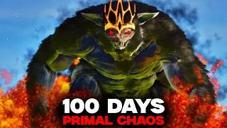 I have 100 Days to Beat ARKs MOST INTENSE Mod [Primal Chaos]