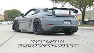 Porsche Dream Giveaway Grand Prize 718 Cayman GT4 RS with the Weissach Package! Enter to win!